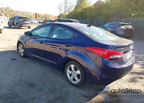 2013 Hyundai Elantra Gls из США, поврежденный, VIN 5NPDH4AE6DH450756